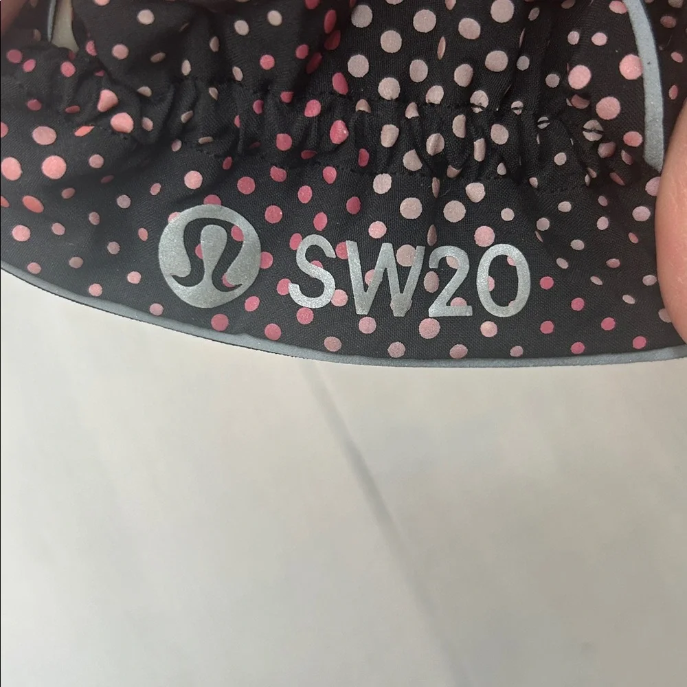 Lululemon Light Locks Scrunchie Seawheeze 2020 Reflective‎ Black Pink